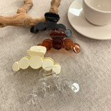 Bubble Hair Claw Clip - Transparent Brown