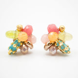 Joy Dotted Multi Beads Stud Earrings