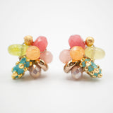 Joy Dotted Multi Beads Stud Earrings