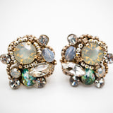 Lena Multi Rhinestone Party Stud Earrings