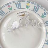 Bubble Hair Claw Clip - Clear